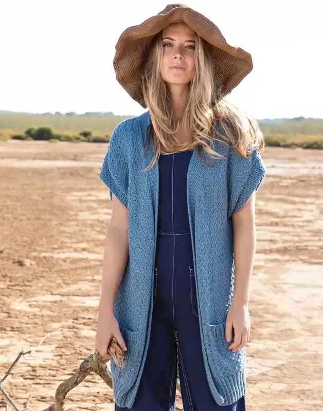 Weste aus Organico (GOTS) Rabatt