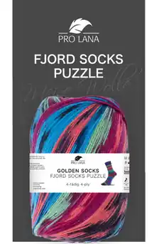 Neuheit Pro Lana Fjord Socks Puzzle 4-fach