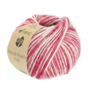 Handgefertigt Lana Grossa Natural Alpaca Pelo Color