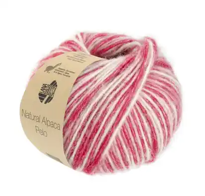 Handgefertigt Lana Grossa Natural Alpaca Pelo Color