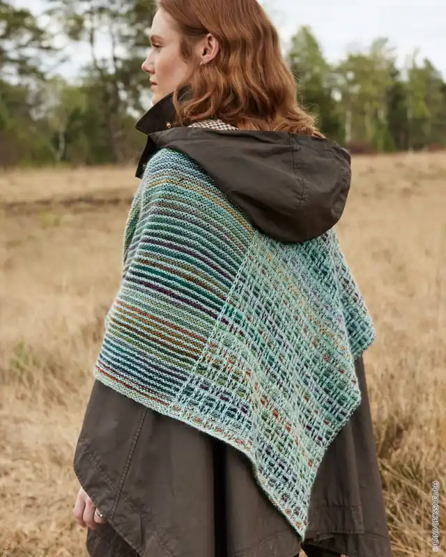 Finale Aktion Dreieckstuch aus Colorissimo & Ecopuno & Silkhair