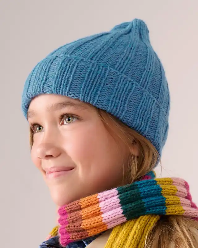 Rippenmütze aus Ecopuno Sale