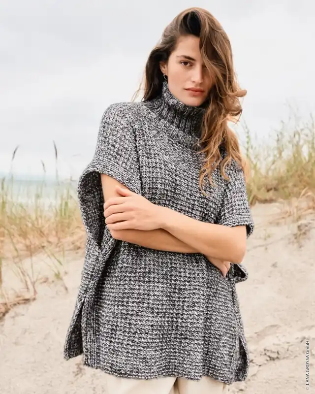 Top-Preis Slipover Im Strukturmuster aus Twinny