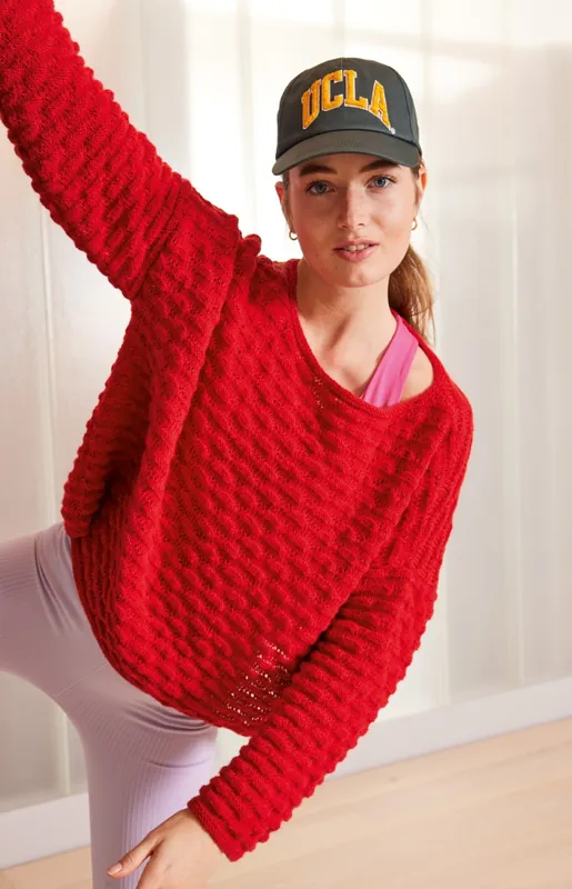 Pullover im Biesenmuster aus Ecopuno Im Trend