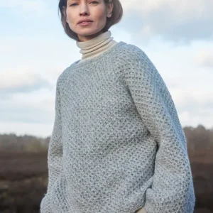 Rabatt Raglan-Pullover Im Wabenmuster aus Spuma