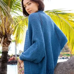 Jacke mit tiefem Raglan aus Ecopuno Direktkauf