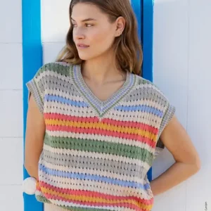 Original Pullunder Mit Lochmuster aus Ecopuno