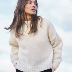 Neuheit Pullover Mit Rippenbündchen aus Spuma