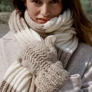 Fäustlinge Mit Zopfmuster aus Brigitte No. 5 Exklusiv