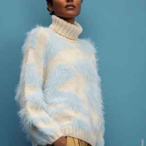 Mega-Angebot Pullover Mit Einstrickmuster aus Basta & Alta Moda Alpaca