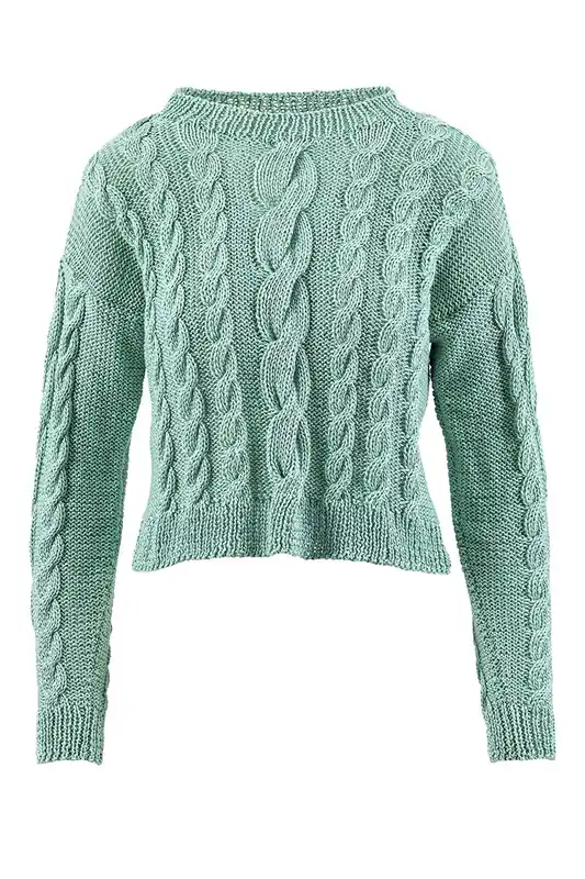 Sweater Crazy Cables aus WOOLADDICTS Sunshine Billig