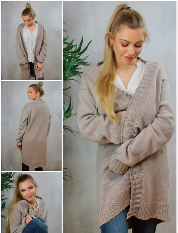 Markenprodukt Strickjacke Messina aus Elisa Merino 120