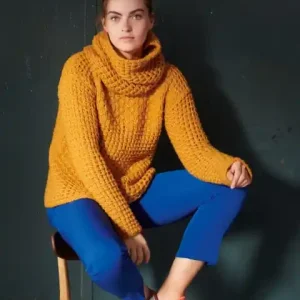 Pulli im Webstrukturmuster aus Lala Berlin Lovely Cotton Sale