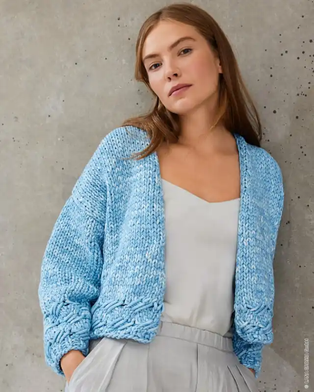 Jacke Mit Diagonalmuster aus Gelato (Vintage) Preisreduziert