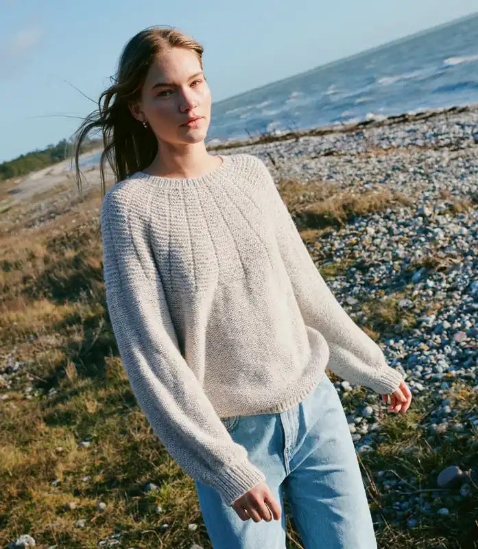 Rundpassenpullover aus Ecopuno Kostenfreie Lieferung