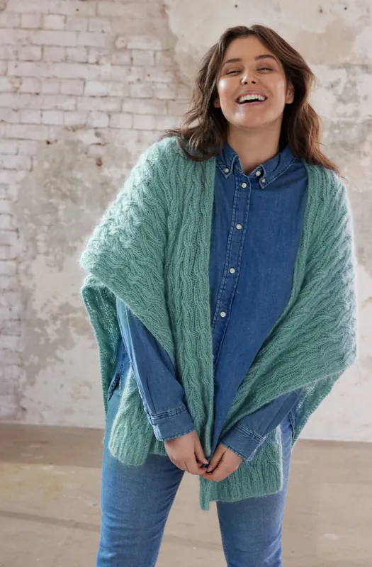 Ponchotuch Liffey aus Ecopuno/Silkhair Heute Kaufen