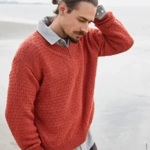 Weltweiter Versand Pullover Mit Pikéemuster aus Bingo