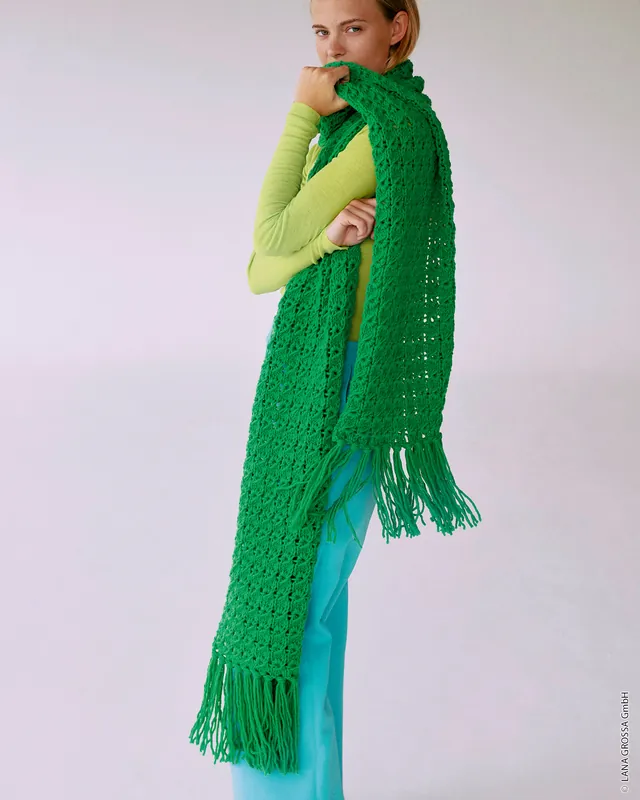 Schal Mit Fransen aus Woohoo Highlight