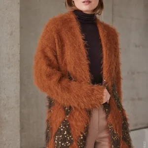 Jacke Mit Rauten aus Ecopuno & Basta & Cosmo Aktuell