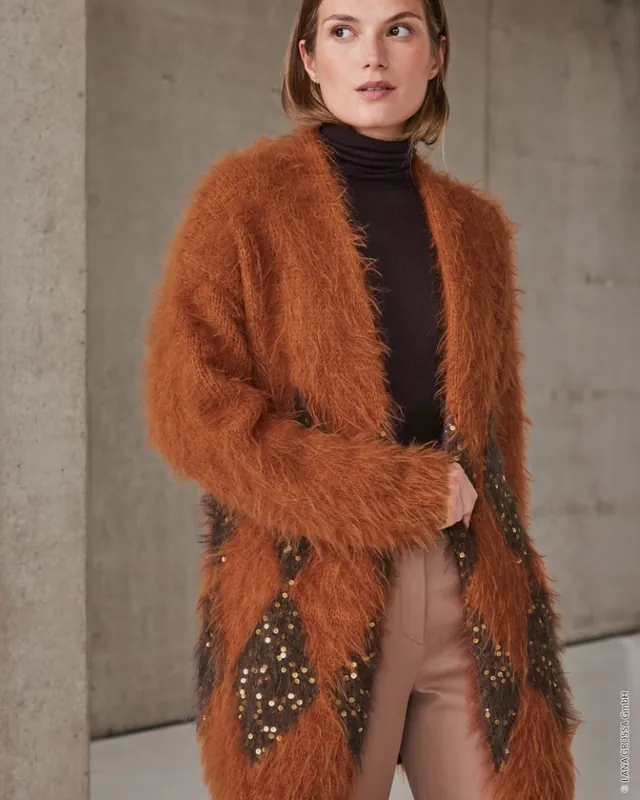 Jacke Mit Rauten aus Ecopuno & Basta & Cosmo Aktuell