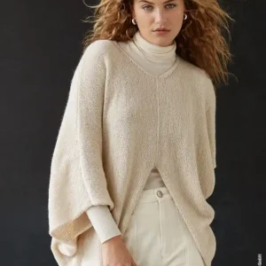 Must-Have Pullover Mit V-Ausschnitt aus Ecopuno