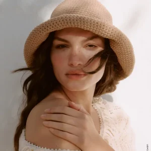 Abverkauf Häkelhut In Festen Maschen aus The Tube Fine