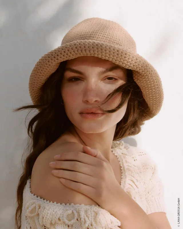 Abverkauf Häkelhut In Festen Maschen aus The Tube Fine