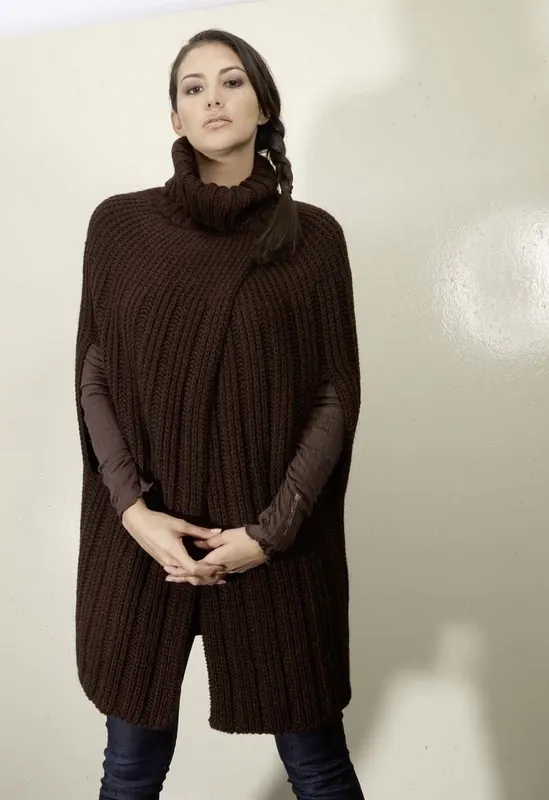 Jetzt Kaufen Cape mit Rollkragen aus Carpe Diem