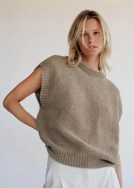 Bestpreis Pullunder aus LandLust Alpaka Merino 100