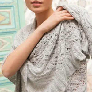 Tuch im Ajourmuster aus Ecopuno Expressversand