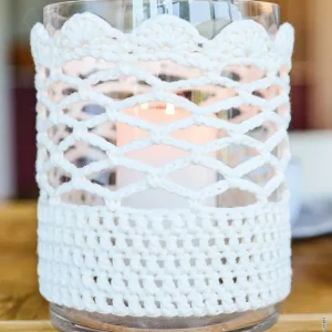 Neue Ware Windlichthülle Mit Bogenrand aus The Tube Fine