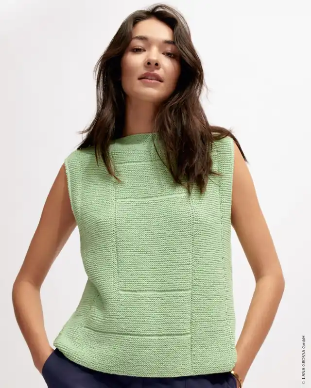 Grafisches Top aus Cotton Wool Original