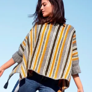 Rabatt Poncho aus Ecopuno