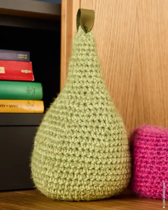 Türstopper In Birnenform In Festen Maschen aus Organico & Per Fortuna Direktkauf