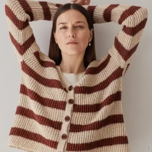 Jacke Mit Streifen aus Ecopuno Günstig