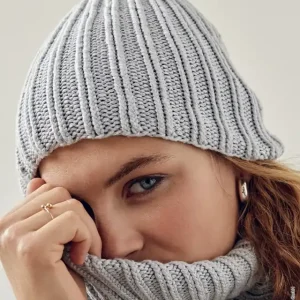 Mütze Im Rippenmuster aus Puro Vegano Sonderangebot