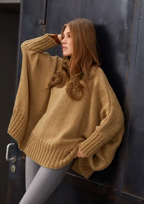 Solange Der Vorrat Reicht Poncho aus Bingo mèlange (We Care)