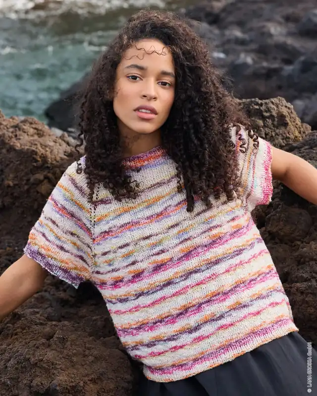 Must-Have Top Down Shirt aus Gomitolo Hippie