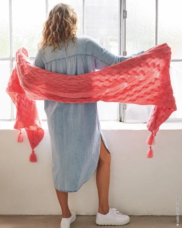 Schal Svarte Fletter aus Ecopuno/Setasuri Angebot