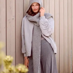 Beliebt Kapuzenschal aus Brigitte No. 5