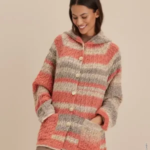 Top Down-Hoodiejacke aus Gomitolo Fusione Finale Aktion