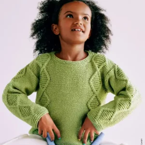 Pullover Mit Rautenmuster aus Puro Vegano Großhandel