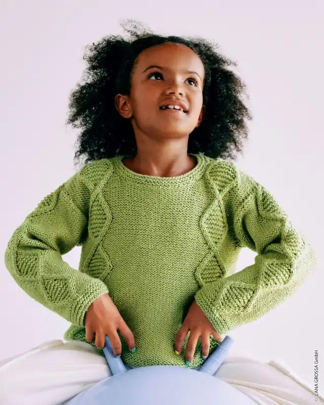 Pullover Mit Rautenmuster aus Puro Vegano Großhandel