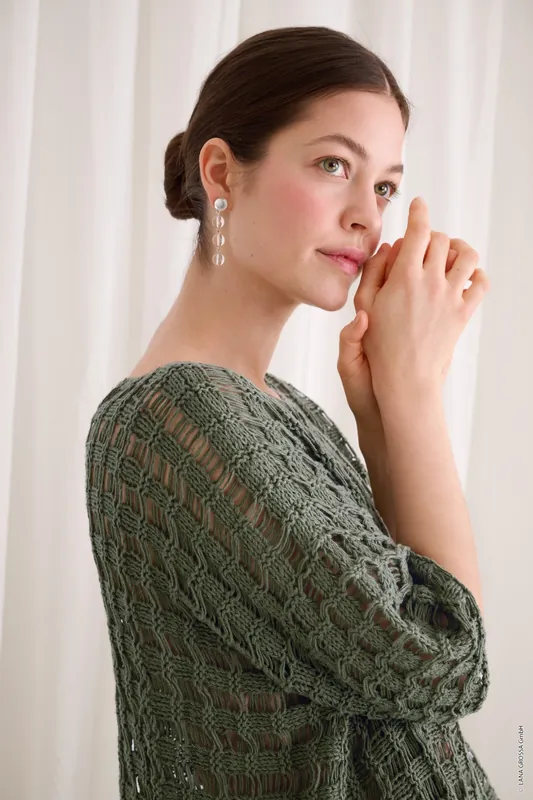 Original Shirt Im Strukturmuster aus Linissimo