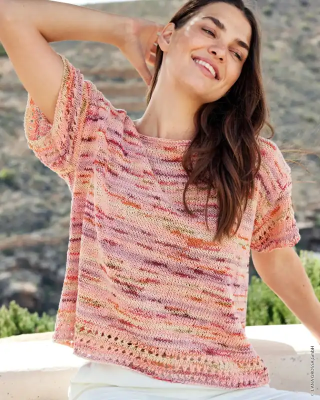 Shirt Mit Lochmusterblenden aus Torto Rabatt