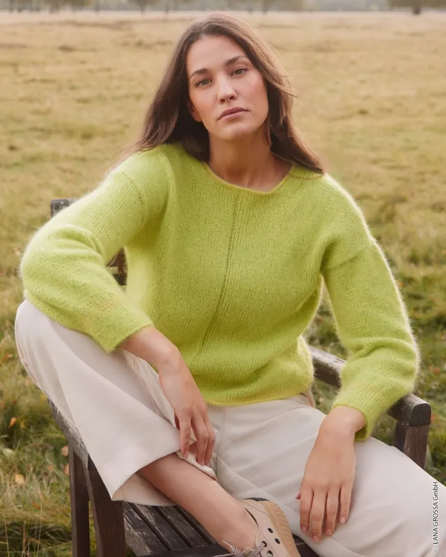 Pullover aus Ecopuno/Silkhair Letzte Chance