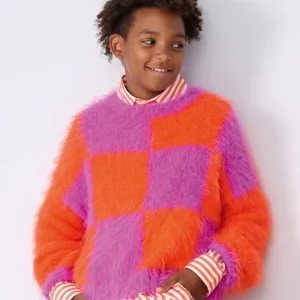 Highlight Karo-Pullover aus Basta