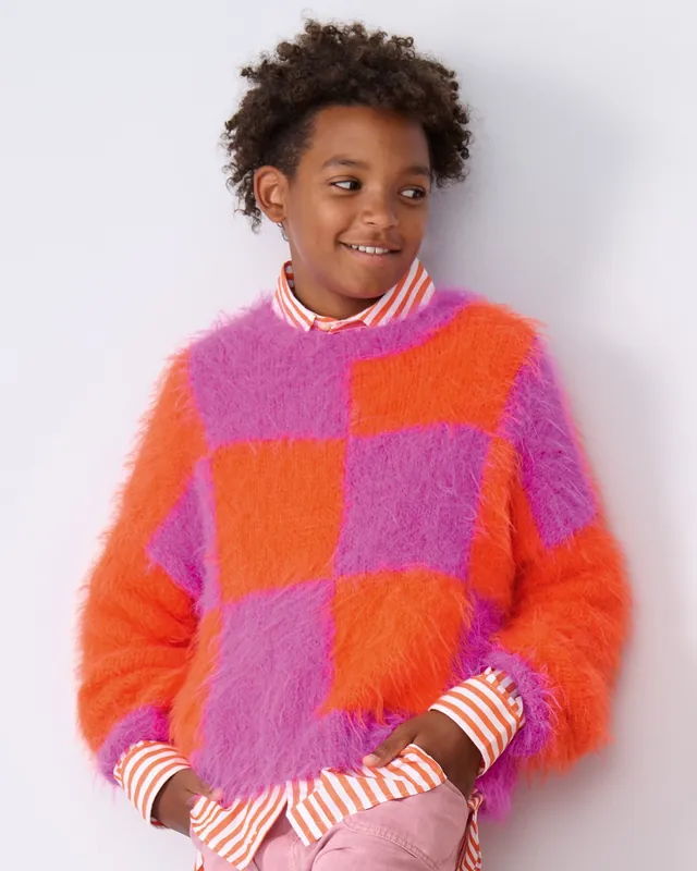 Highlight Karo-Pullover aus Basta