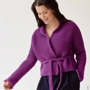 Exklusiv Jacke Mit Bindegürtel aus Bingo