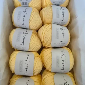 500g Lana Grossa Cashseta Farbe 25 Gelb Preiswert